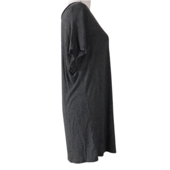 Free To Live Gray short sleeved boat neck tunic - Picture 5 of 9